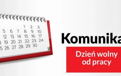 Informacja – dzień wolny